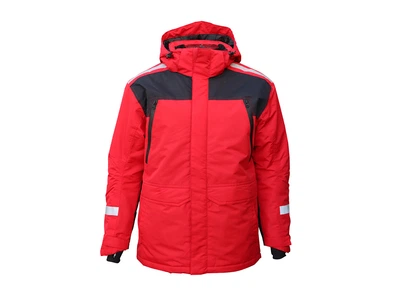 Рабочая куртка Sizam EDINBURGH (XXXL, красный) зимняя манжеты на рукавах регулируются (25477)