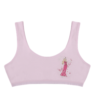 Подростковый топ с надписью Babe Girl на широких бретельках - Donella - 6071PB15 - 158-164 см - Светло-розовый