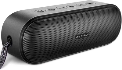 Портативна преміум водонепроникна колонка Bluetooth LENRUE A15 IPX7 зі стереозвуком 16 Вт багатими басами, тривалістю відтворення 20 годин для кемпінгу та басейну