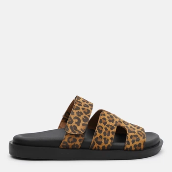 Женские шлепанцы кожаные Ashoes Гермес 008 36 23.5 см Леопард (ROZ6501005828)