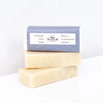 Натуральне мило ручної роботи з Карпат YARA NATURALS - Мило з ІСЛАНДСЬКИМ МОХОМ 50 г