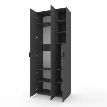 Шафа Metkas Home A003R 900x420x2300 ЛДСП Антрацит