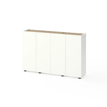 Комод Metkas Home B020 1400x350x920 ЛДСП Белый снег - Дуб Артизан