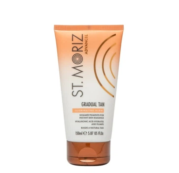 Лосьйон для поступового прояву автозагара із шимером St.Moriz Advanced Illuminating Gradual Tan Lotion, 150 мл