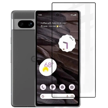 Захисне скло Fiji Premium для Google Pixel 7a повне проклеювання Anti-Static чорний