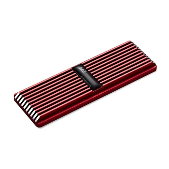 Охлаждающий радиатор для ssd диска М2 2280 красный