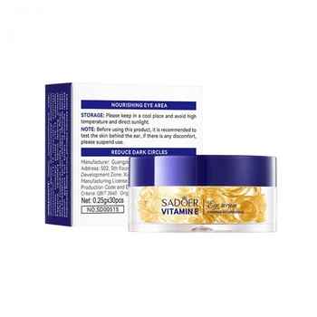 Сироватка для шкіри навколо очей в капсулах SADOER Vitamin E Eye Serum Capsules, з вітаміном Е, 30 г