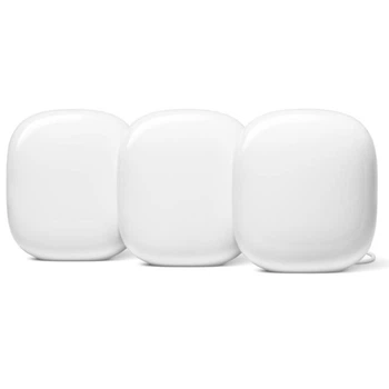 Роутер Google Nest WiFi Pro 6E Mesh System 3 штуки, покрытие 660 кв. м (US AXE5400) маршрутизатор