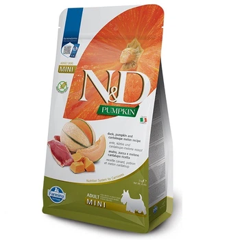 Сухой корм с уткой для собак малых пород Farmina N&D Pumpkin Duck & Cantaloupe Adult Mini, 2 кг