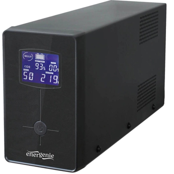 ИБП EnerGenie EG-UPS-031 650VA, Line Int., AVR ,2xIEC+1xSchuko, LCD