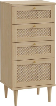 Комод Frisco CALASETTA 504x1089x414 Дуб елегант/Техноротанг 4ш (23413-CQSK311)