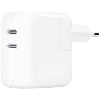 Мережевий зарядний пристрій Original Quality Type-C Dual 35W (EU) (Мережевий зарядний пристрій Type-C Dual 35W (EU) (MNWP3) (коробка) White ) (коробка) White