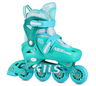 Łyżworolki Nils Extreme NA13102 XS 26-29 Zielone (5907695579079)