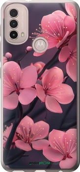 Чохол на Motorola E40 Пурпурна сакура "6075u-2660"