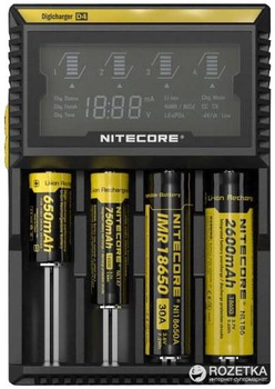 Зарядное устройство Nitecore Digicharger D4 (NITD4LCD4)