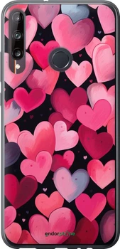 Чехол на Huawei P40 Lite E Сердечки 4 "5662u-1875-2452795494"