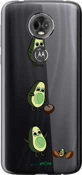Силиконовый чехол на Motorola Moto E5 Plus Авокадо 1 "4857u-1412-70447"