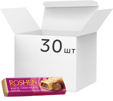 Упаковка шоколадних батончиків Roshen Батон Toffler з трюфельною начинкою 41 г х 30 шт (4823077646188)