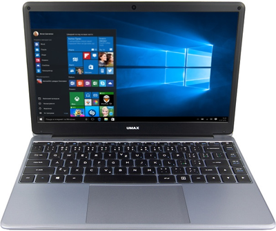 Ноутбук Umax VisionBook 14Wr Plus Gray (8595142718873) (UM14WRPL21021941) - Уцінка