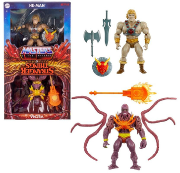 Набір фігурок Mattel Masters of the Universe Stranger Things Doppelpack Хі-мен і Векна 14 см HVV72 (194735208692)