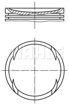 Поршень MAHLE (030 89 00)