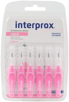 Щітка міжзубна Dentaid Interprox 4G Nano 0.7 мм 6 шт (45707) (8427426033504)