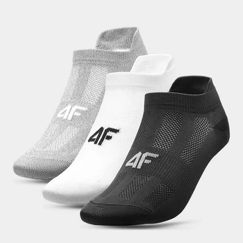 Набір жіночих шкарпеток коротких 4F Socks Cas F194 4FAW23USOCF194-90S 39-42 3 пари Різнокольоровий (5904698391219)