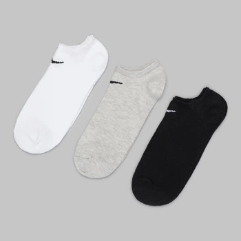 Набор женских носков коротких Nike Value No Show SX2554-901 34-38 (S) 3 пары Белый/Черный/Серый (659658575752)