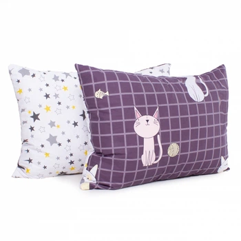 Набор подушек MirSon хлопковых №3100 Color Fun Line Whales 50х70 см (2200004827827)