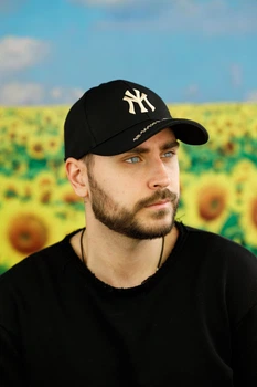 Бейсболка унисекс Braxton New York Bronx 57611 56-58 Черно-золотой (57868)