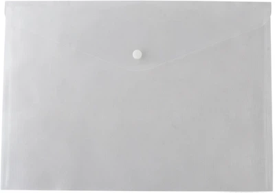 Папка-конверт А4 на кнопке, прозрачная BM.3926-00 Buromax (4823078953285)