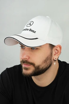 Бейсболка унисекс Braxton Mercedes-Benz 58150 56-58 Белый (58172)