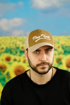 Бейсболка унисекс Braxton Нью-Йорк 57469 56-60 Кемел (57853)