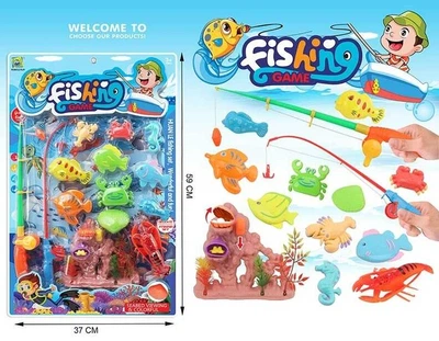 Рыбалочка игра развивающая детская с удочками магнитная A-Toys, 555-230