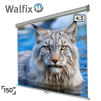 Проекционный экран Walfix SNM-5 настенный потолочный 150" 300x225см 4:3