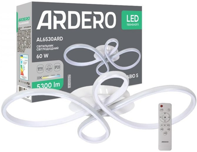 Світлодіодний світильник Ardero AL6530ARD FABIO S 60W 5300Lm 3000K-6000K білий