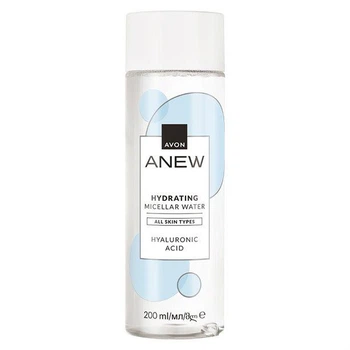 Увлажняющая мицеллярная вода Avon Anew с гиалуроновой кислотой, 200 мл