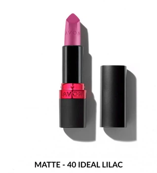 Увлажняющая матовая губная помада Avon «Ультра» 40 Ideal Lilac/40 Идеальный сиреневый