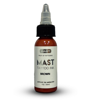 Чорнило для татуювання Mast Tattoo Ink BROWN, 30 мл