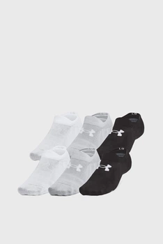 Шкарпетки UA Unisex Essential 6pk ULT Чорний XL (1386240-002 XL)