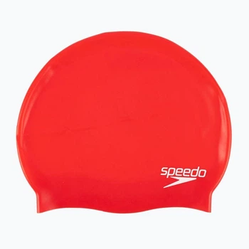 Детская шапочка для плаванния Speedo FLAT SILCONE CAP TEAM JU Красный One Size (8-709931959-2)