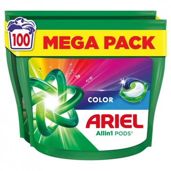 Капсули для прання Ariel Pods All-in-1 Color Для кольорового 100 шт. (8700216764179) (248675)