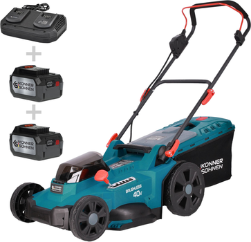 Газонокосилка аккумуляторная Konner&Sohnen KS 43LM-40V set