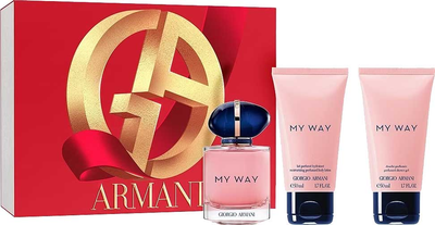 Набір для жінок Giorgio Armani My Way Парфумована вода 50 мл + Лосьйон для тіла 50 мл + Гель для душу 50 мл (3614274109771)
