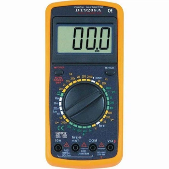 Цифровий професійний мультиметр Digital DT9208A тестер вольтметр амперметр із термопарою