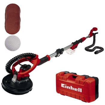 Аккумуляторная шлифмашина для стен и потолка Einhell TE-DW 18/225 Li - Solo (АКБ. 4А і ЗУ)