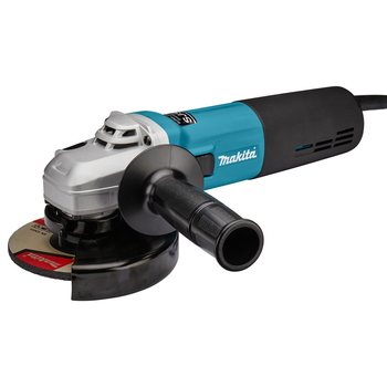 Профессиональная угловая шлифмашина Makita 9565 CVR: 1400 Вт, Ø диска 125х22,23 мм, 12000 об/мин, вес 2.4 кг