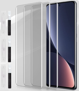 Защитное стекло 3шт CDK для Xiaomi 13 Ultra | UV Curved (014478) (clear)