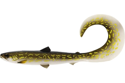 Силикон Westin BullTeez Curltail Box 21см 49г 1шт, цвет: Natural Pike (4312015008)