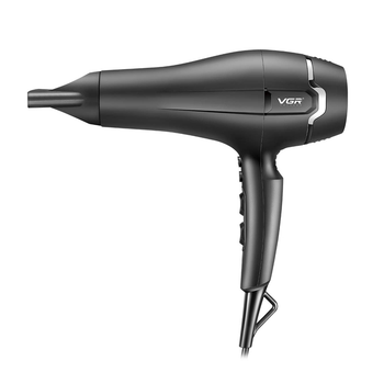 Фен VGR V-450 2 насадки 4 уровня обдува 4 режима 2400W Black (10549)